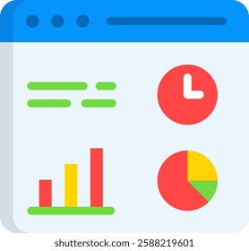 Status Icon Flat Vector Illustration