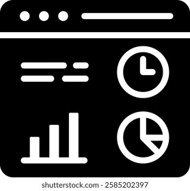 Status Icon Glyph Vector Illustration