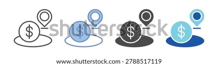 Status Quo Icon Set With Multiple Styles Vector Illustration