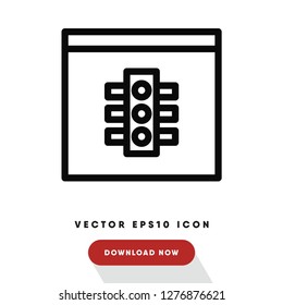 Status vector icon