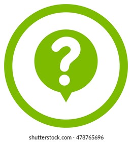 Status vector rounded icon. Image style is a flat icon symbol inside a circle, eco green color, white background.