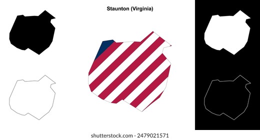 Mapa de Staunton County (Virginia)