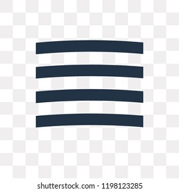 Stave vector icon isolated on transparent background, Stave transparency concept can be used web and mobile