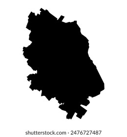 Stavropol Krai map, administrative division of Russia. Vector illustration.