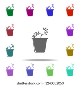 stawberry in pot illustration icon. Elements of Fruit in pot in multi color style icons. Simple icon for websites, web design, mobile app, info graphics