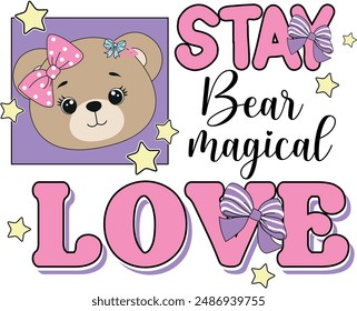 STAY BEAR LINDA CHICA DE AMOR