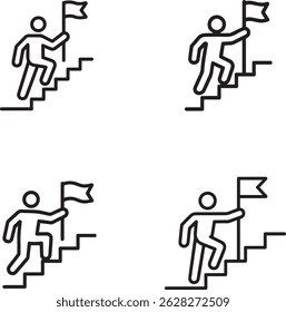 Ícone de estrutura de tópicos para fitness e motivação
