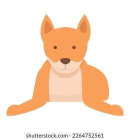 Stay dingo dog icon cartoon vector. Wild nature. Zoo mammal