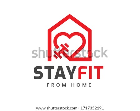 Similar – Image, Stock Photo Quarantine: we stay at home