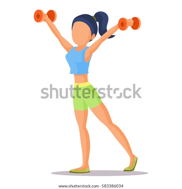 Stay Fit Vector People Illustration Fitness Stock Vector (Royalty Free ...