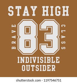 stay high indivisible outsider