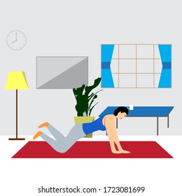 Permanezca en casa y pueda hacer ejercicio