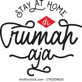 stay at home campaign for pandemic covid-19 (corona viruses).