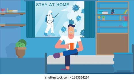 Stay at home coronavirus Covid-19