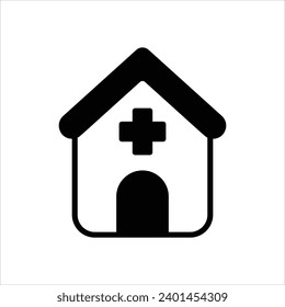  Stay At Home  icon with white background vector