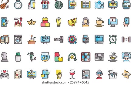 Stay at home icons High-Quality Vector Icons Collection with Editable Stroke. Ideal for Professional and Creative Projects.