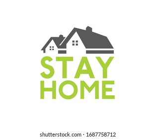 Stay Home.
Home Quarantine vector design