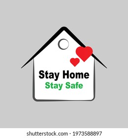 stay home stay safe for coronavirus artwork