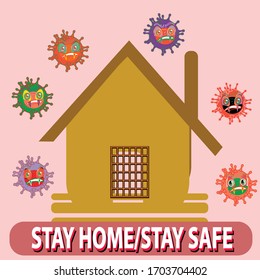 stay home and stay safe Coronaviruses are a group of related viruses that cause diseases in mammals and birds. In humans, coronaviruses cause respiratory tract infections .