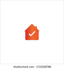 stay at home stay safe icon vector