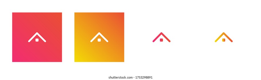 Stay home, stay safe. Isolated icon set on white background.