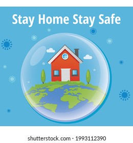 Stay Home Stay Safe,   Omicron Virus Free Zone, Covid Free  Earth, Better Place To Live