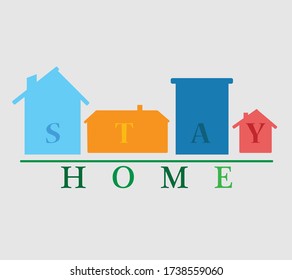 Stay home, stay safe - Poster reminds you to stay at home.
