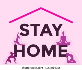 Stay home Stay safe. Prevent yourself from CoronaVirus. Boost your immunity and fight with covid-19. Everyday yoga is very helpful for prevention with this epedemic.