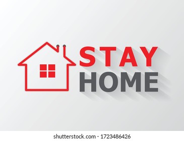 Stay at home stay safe, stop coronavirus