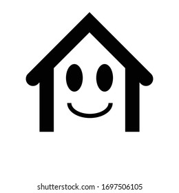 Stay Home and Safe Vector Icon
