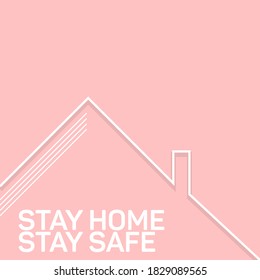 Stay home stay safe wallpaper