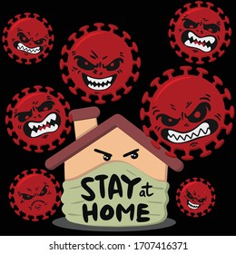 Stay at Home and Stay Save from Corona COVID 19