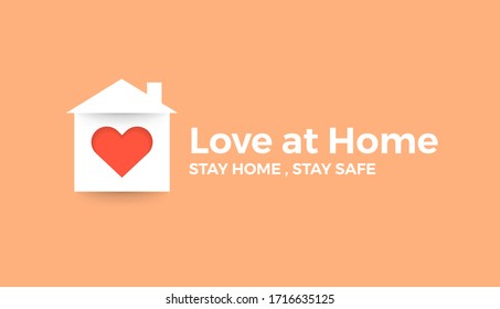 Stay at home save lives. Illustrations concept family at home. Vector illustrate.