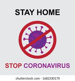 Stay home stop COVID 19 stay safe -vector t-shirt design template. Stay protected from 2019 Pestilence Novel Corona Virus T-shirt. Good for COVID-19 poster and label as well. Fighting corona virus. 