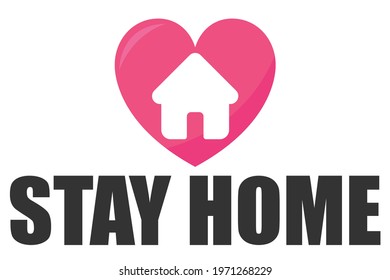 Stay home vector icon isolated on white background. png white background image with vector eps 10