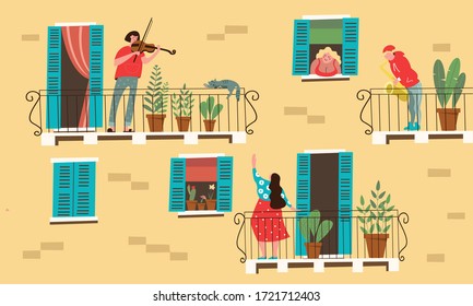 マンション ベランダ のイラスト素材 画像 ベクター画像 Shutterstock