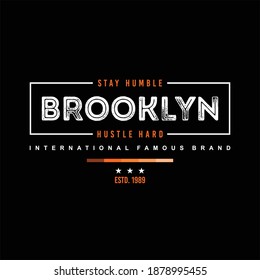 stay humble hustle hard brooklyn vintage fashion