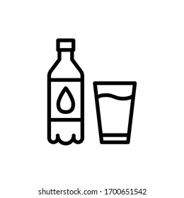 Stay hydrated vector illustrations. Pixel perfect. 