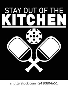 "Stay out of the kitchen" EPS Quotes Vector File