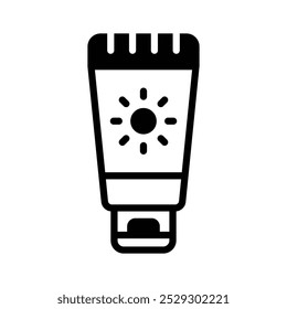 Stay protected with our Sunscreen Vector Icon! Essential for sunny days and outdoor adventures.