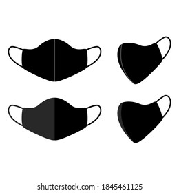Bleiben Sie sicher - Maske - Stock-Vektorgrafik