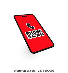 Stay safe with a phone scam alert background, protect your device