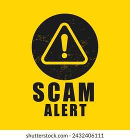 stay safe and secure from cryptojacking with scam alert background vector