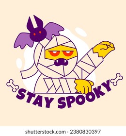 stay spooky for halloween illustration