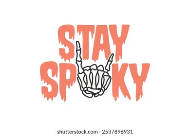 Stay spooky, Halloween T Shirt design