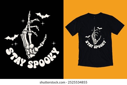 Stay spooky t shirt, Halloween t shirt design