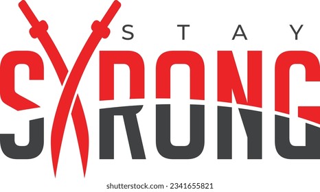 Stay Strong Creative Tshirt Design || Print Ready Tshirt Design