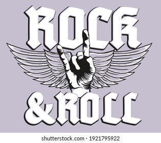 Stay true love rock   roll vector print design for fashion   others 