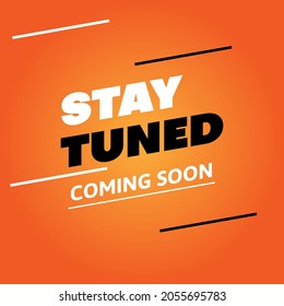 stay tuned coming soon banner background design