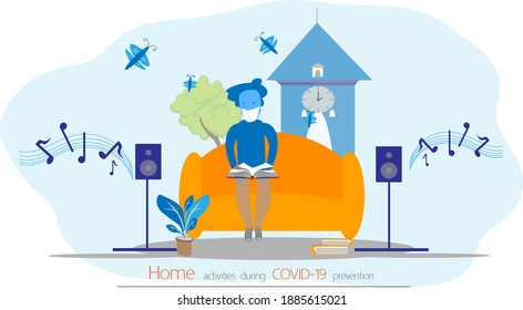 Staying home and hobbies during the COVID-19 epidemic is another way to prevent the spread.